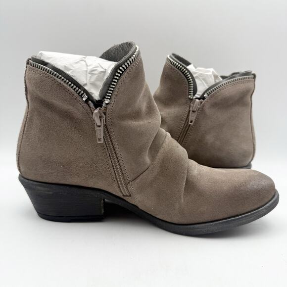 Miz Mooz Womens Camile Booties EU 38 US 7.5-8 Grey Suede EUC - Picture 4 of 15